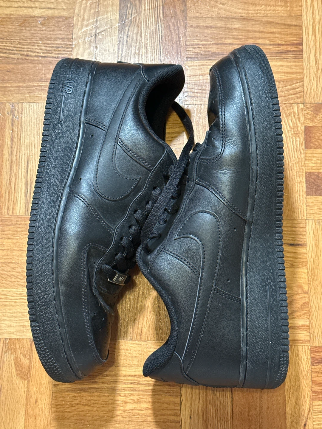 Nike Black Air Force 1s - photo 2