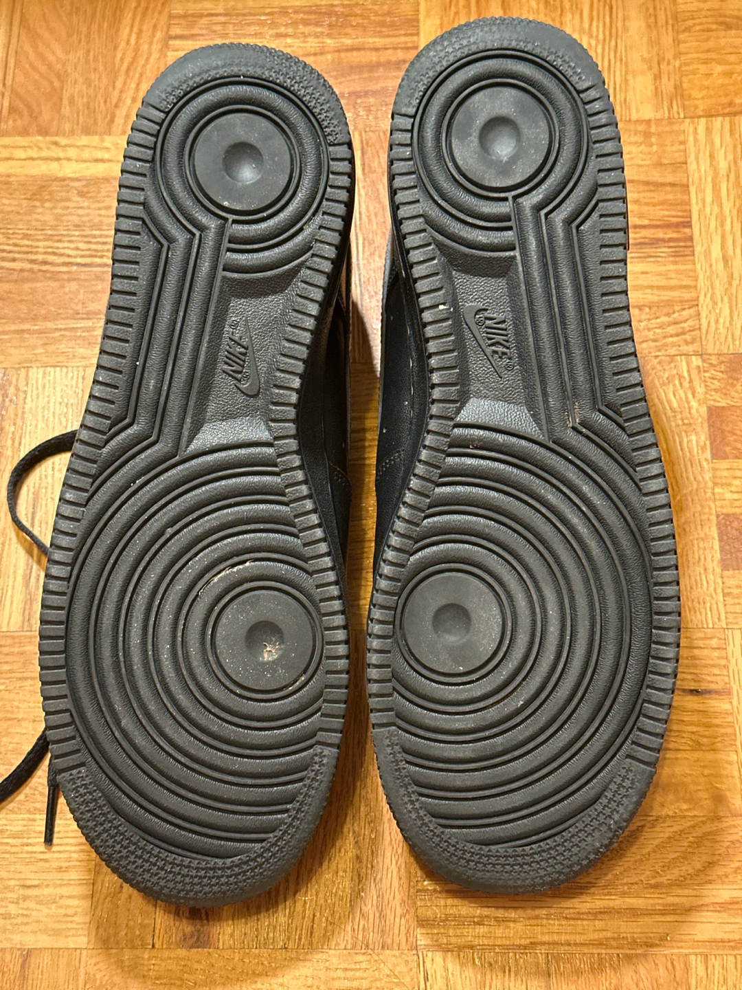 Nike Black Air Force 1s - photo 3