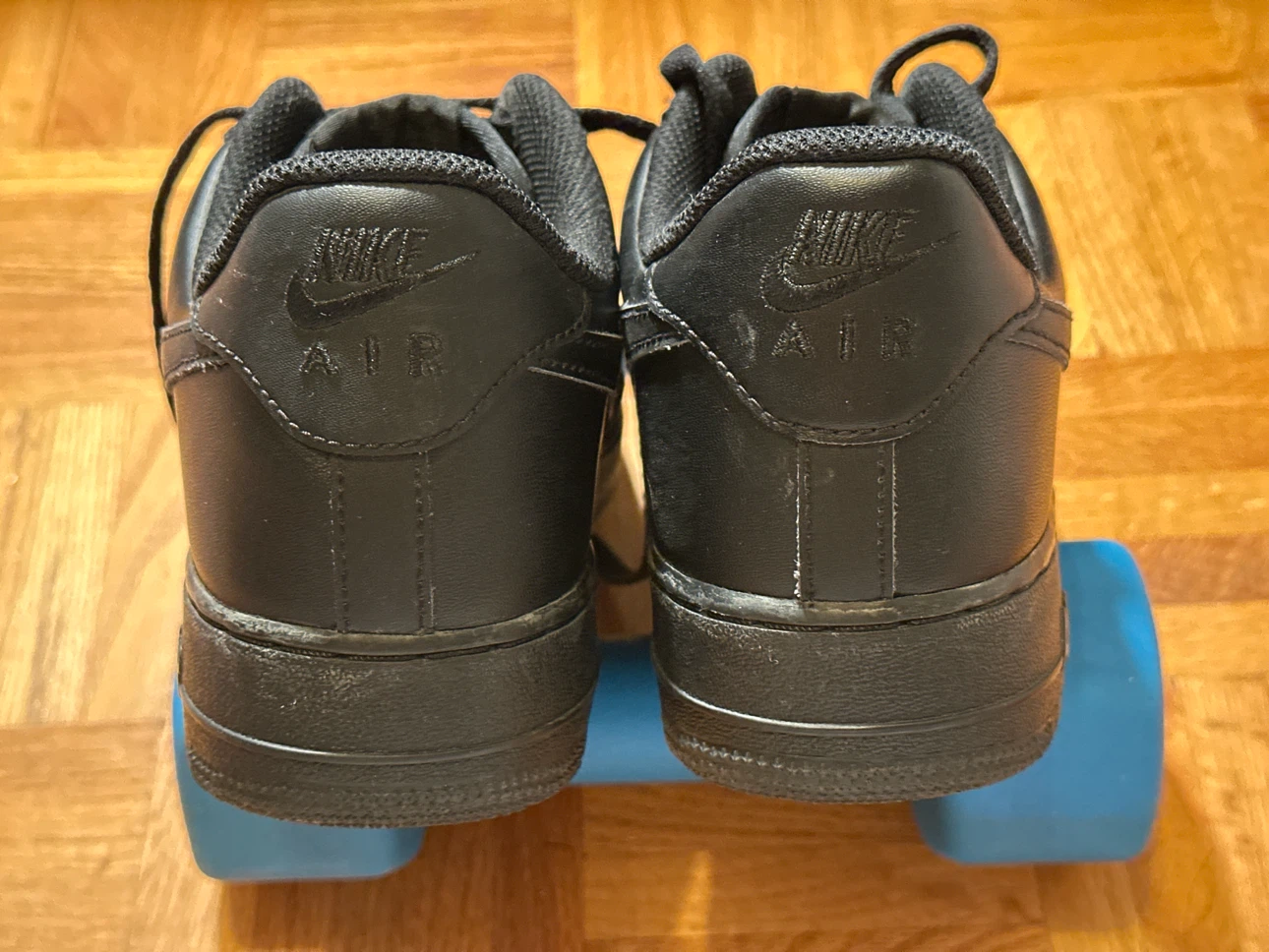 Nike Black Air Force 1s - photo 4