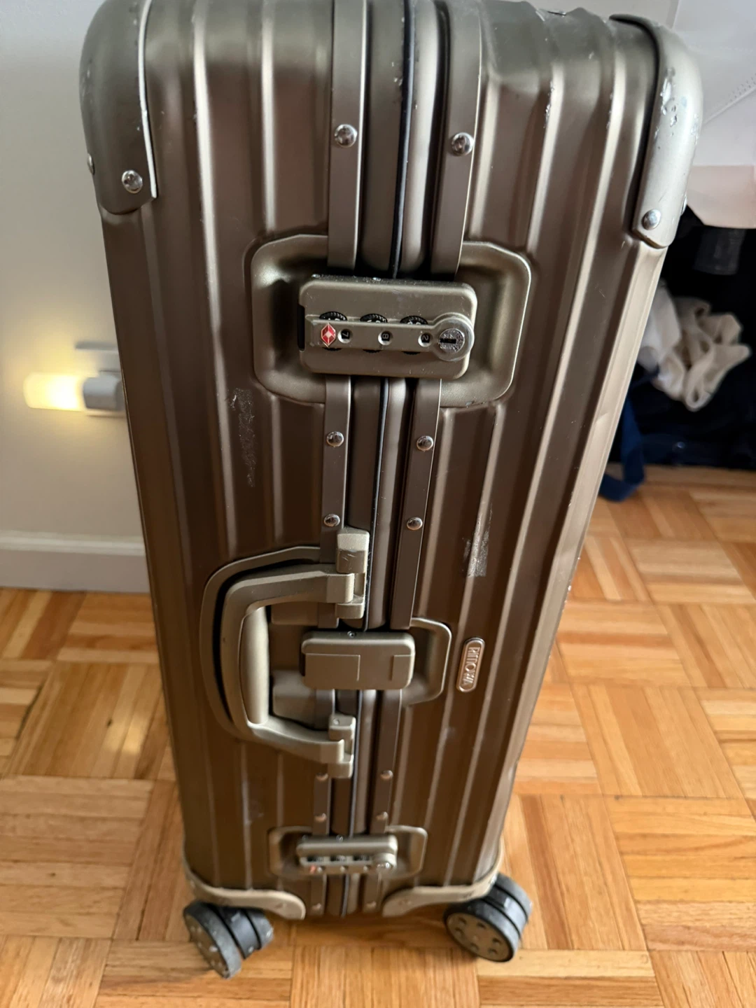 Rimowa Gold Aluminum Luggage Suitcase - photo 2