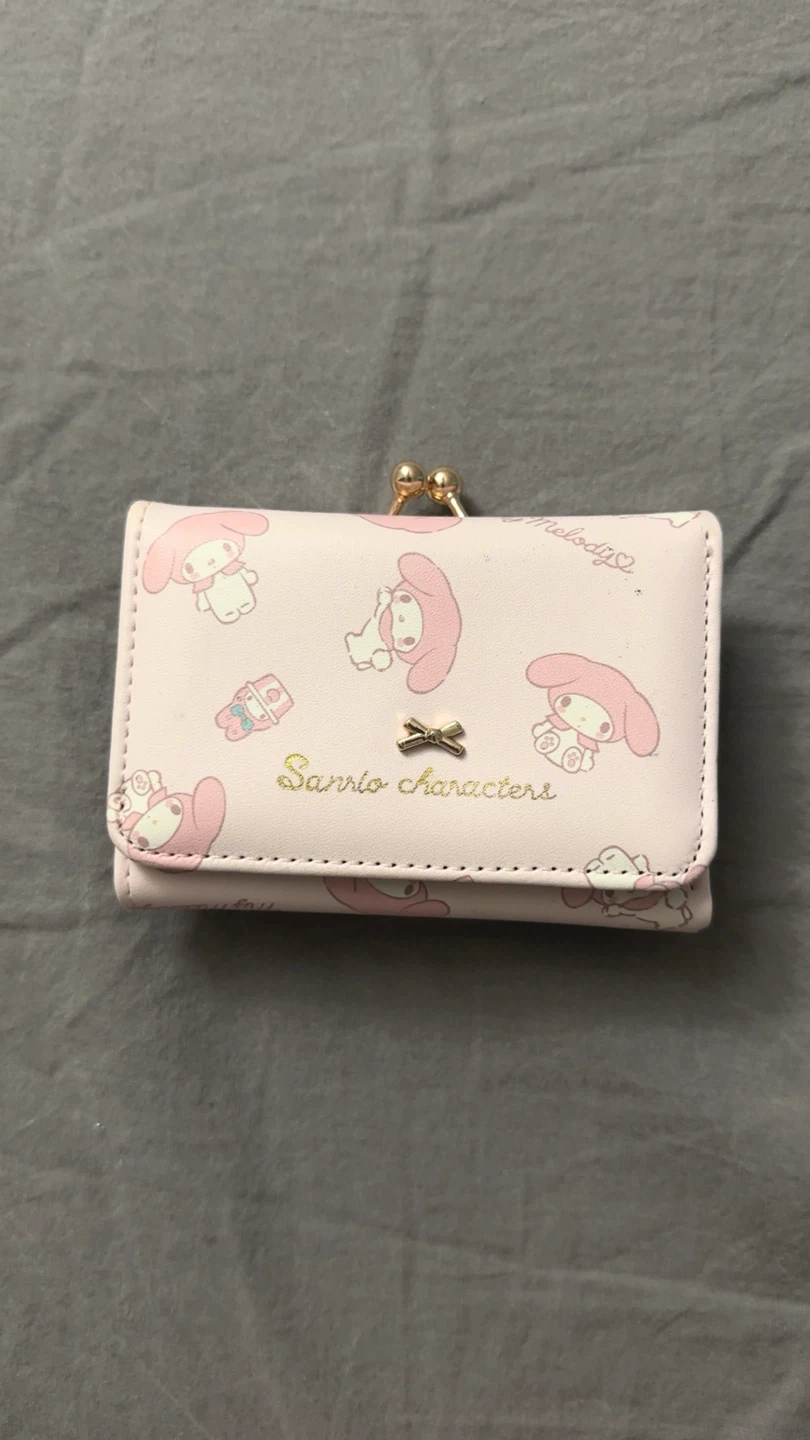 Sanrio My Melody Kiss-Lock Tri-Fold Mini Wallet - photo 2