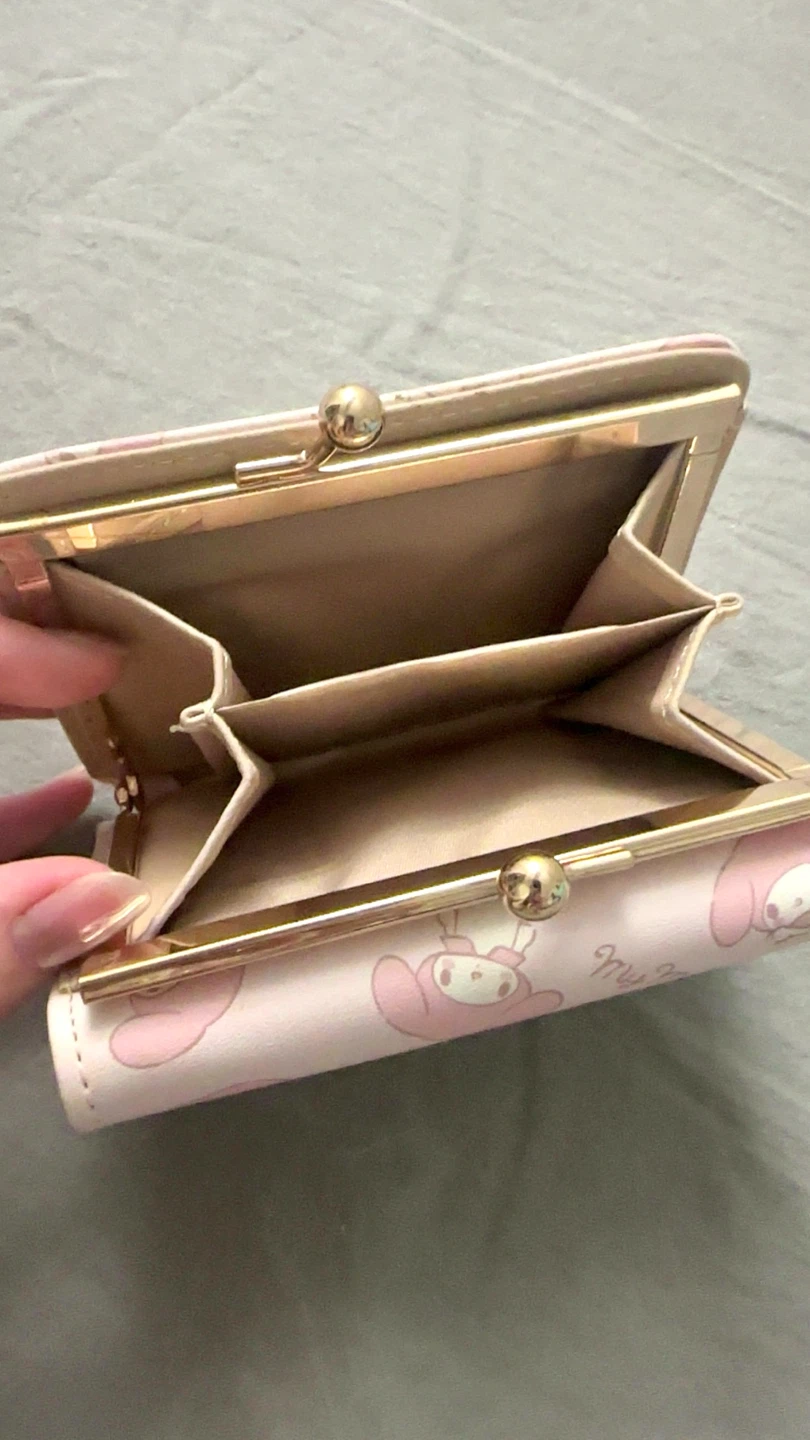Sanrio My Melody Kiss-Lock Tri-Fold Mini Wallet - photo 4