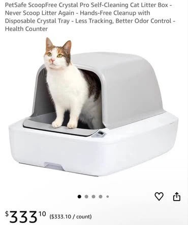 PetSafe ScoopFree Crystal Pro Self-Cleaning Litter Box - photo 2