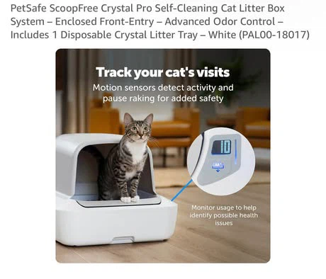 PetSafe ScoopFree Crystal Pro Self-Cleaning Litter Box - photo 3