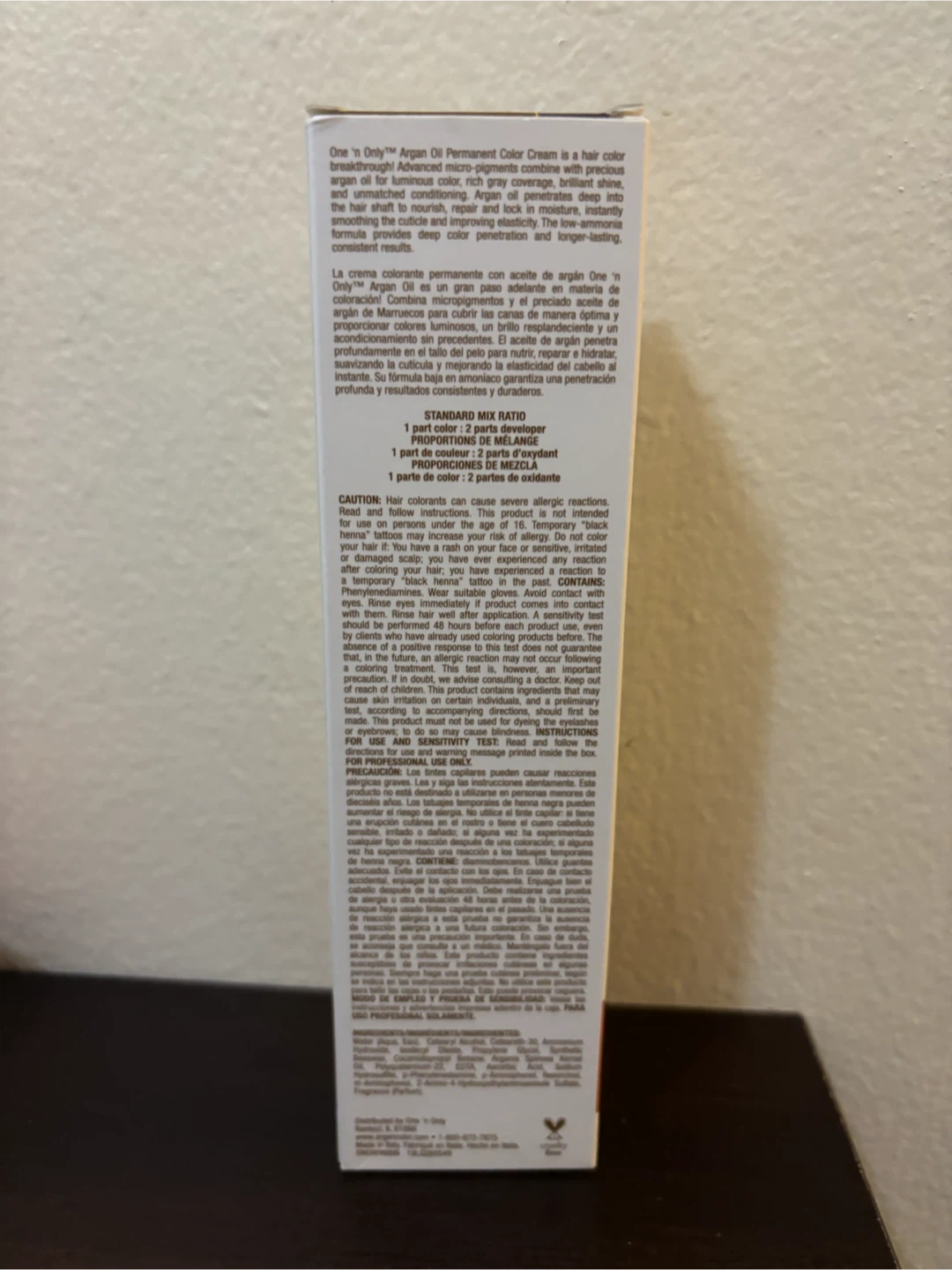 CLEARANCE-One 'n Only Argan Oil Permanent Color Cream 6NN - photo 2