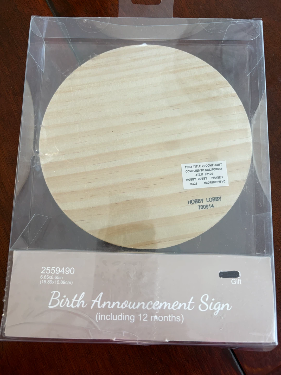 Hobby Lobby Pregnancy Announcement Sign - photo 2