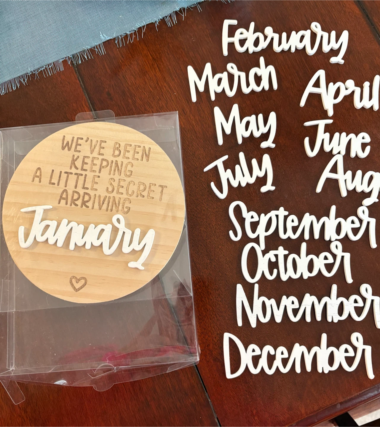 Hobby Lobby Pregnancy Announcement Sign - photo 4