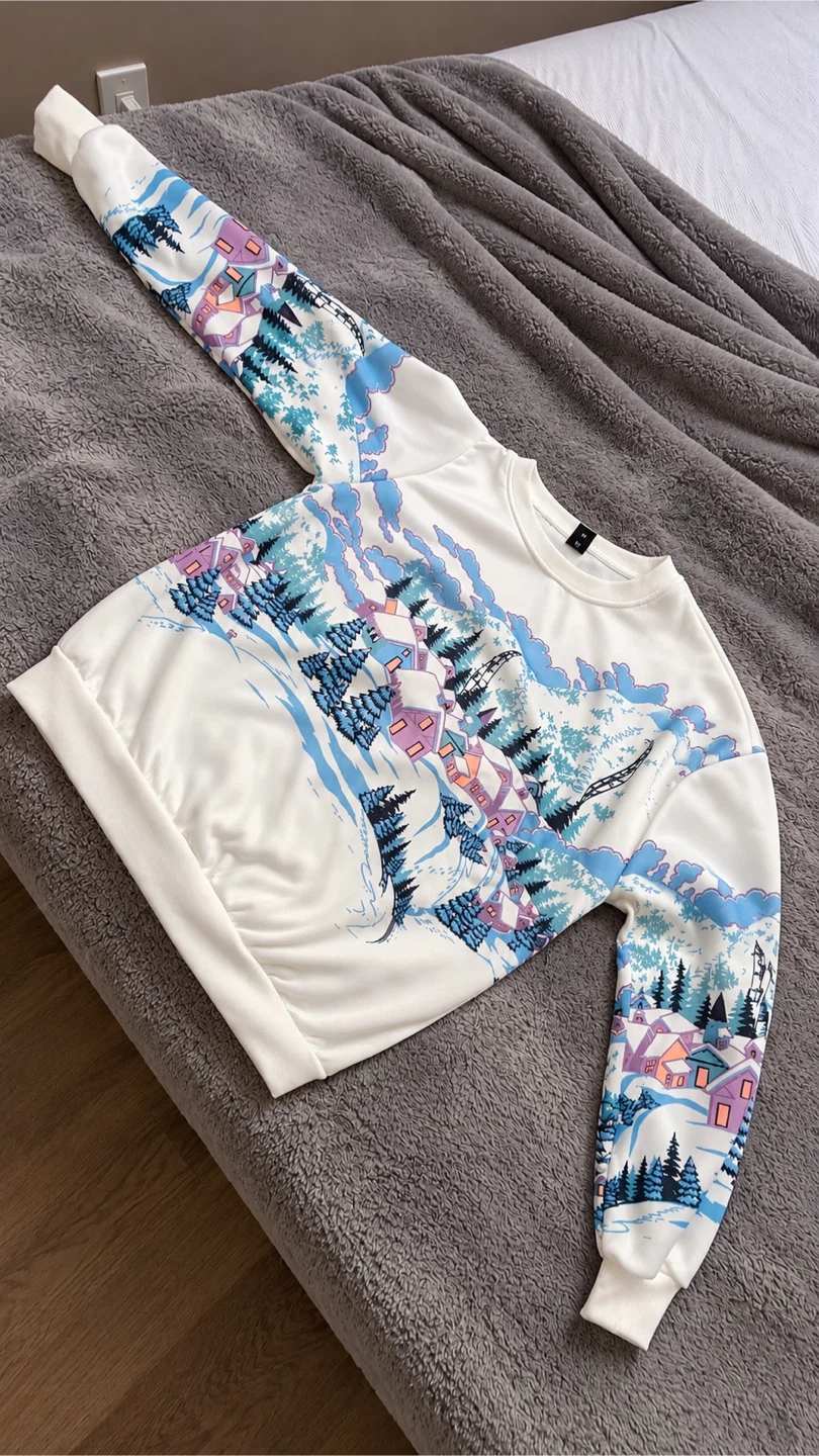 Reversible Winter Pattern Sweater
