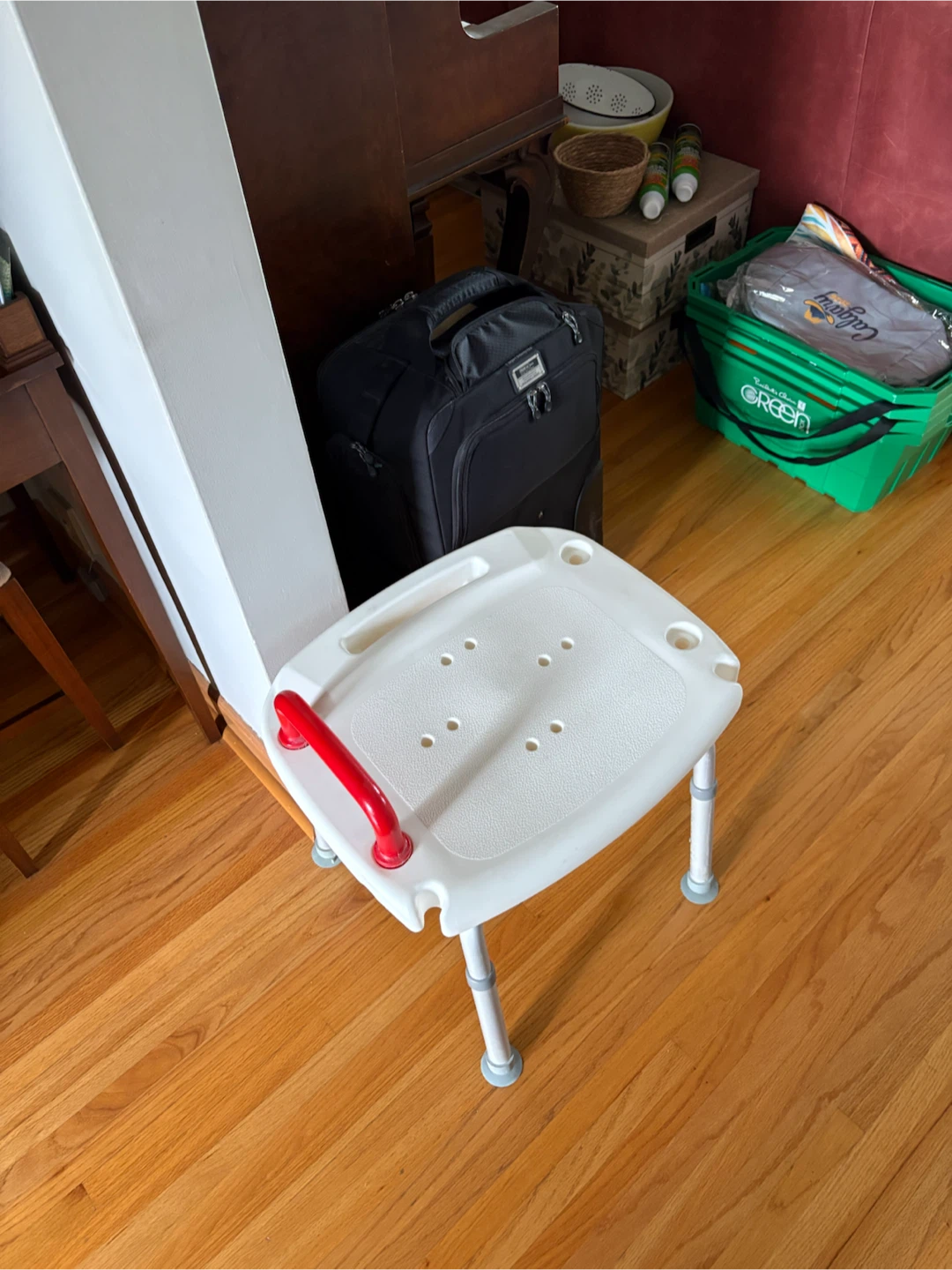 Adjustable Shower Chair with Backrest - photo 2