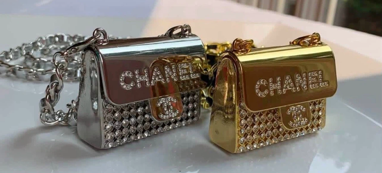 Chanel Mini Crystal Bag Charm