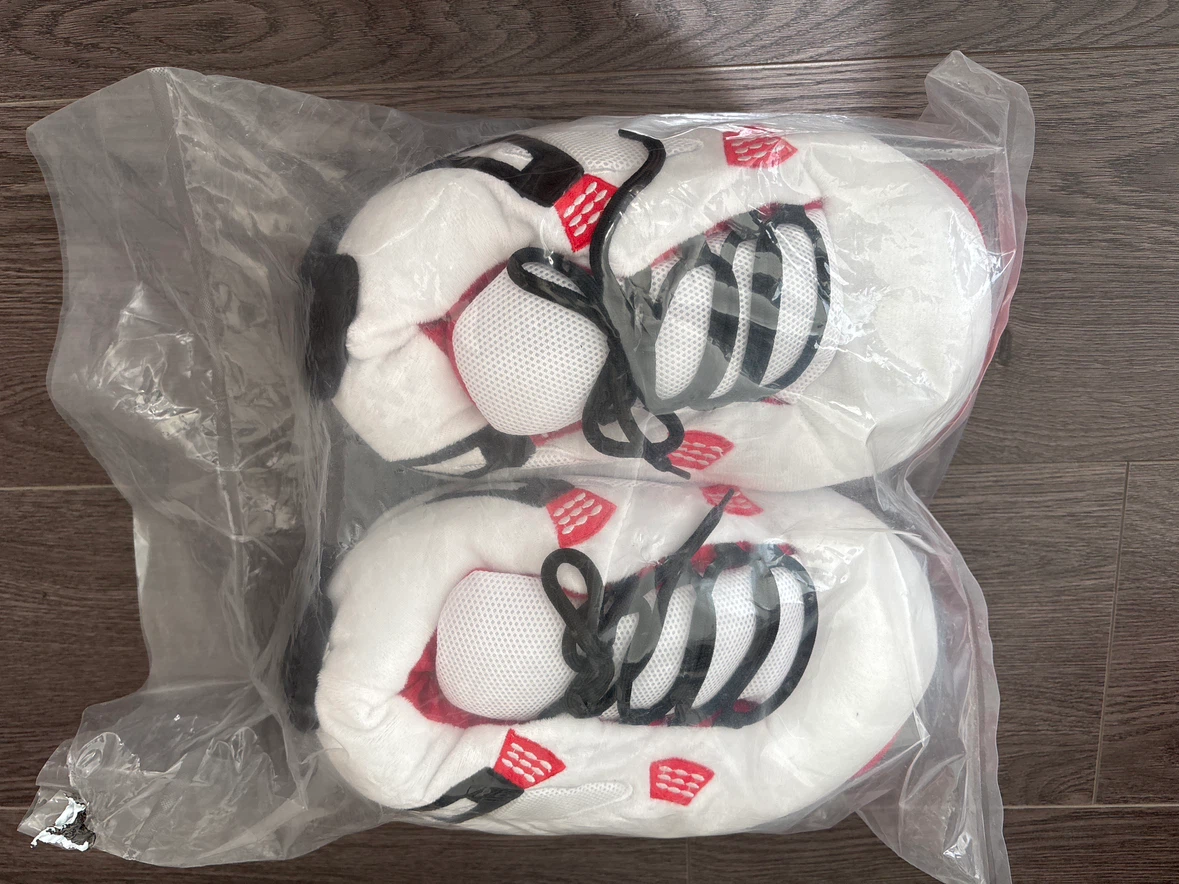 Plush Sneaker Slippers