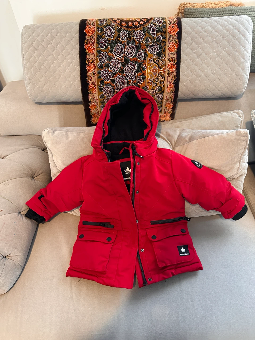 Canadians Red Winter Jacket
