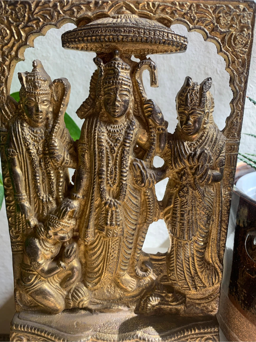 Vintage Brass Rama Darbar Figurine - photo 5