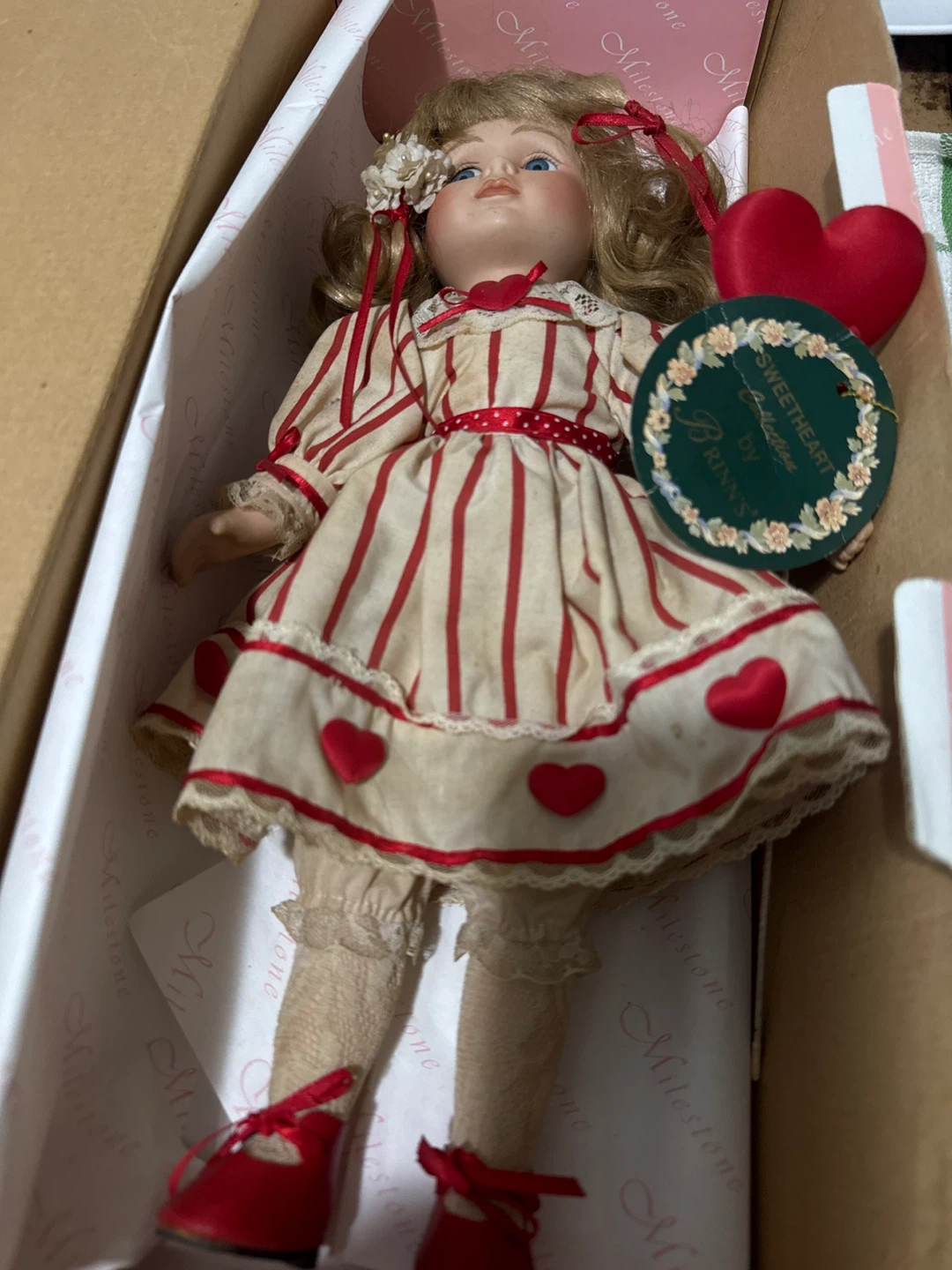 15” Milestone Sweetheart Collection Porcelain Doll Sara