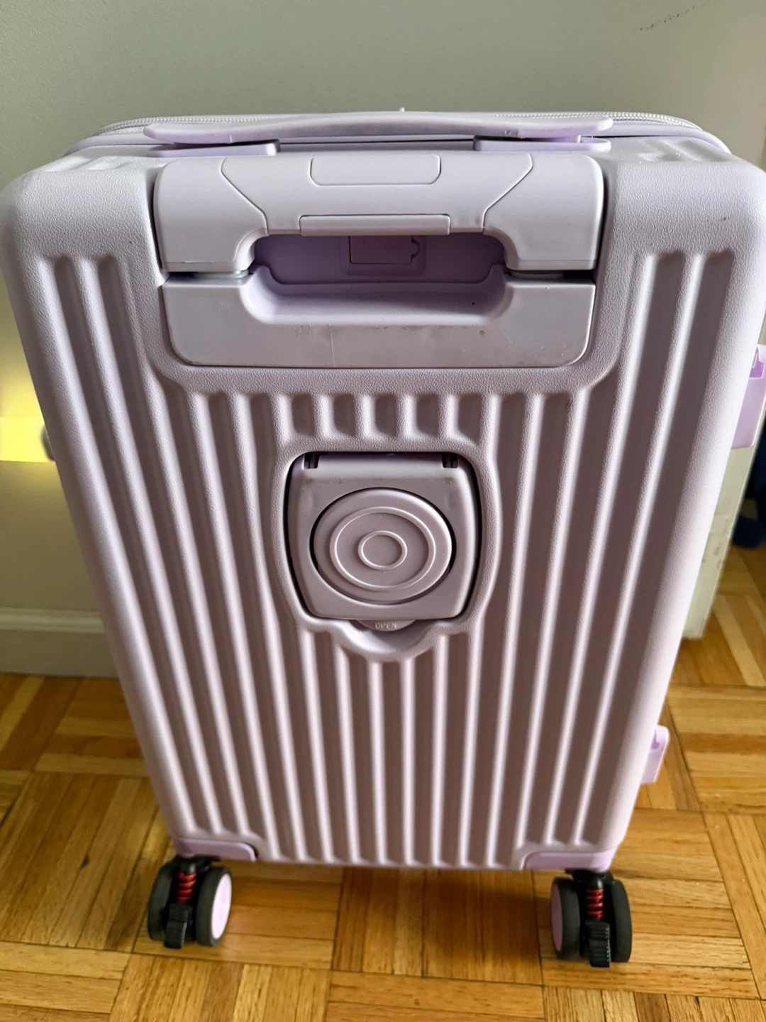 Light Purple Carry-On Suitcase - photo 3