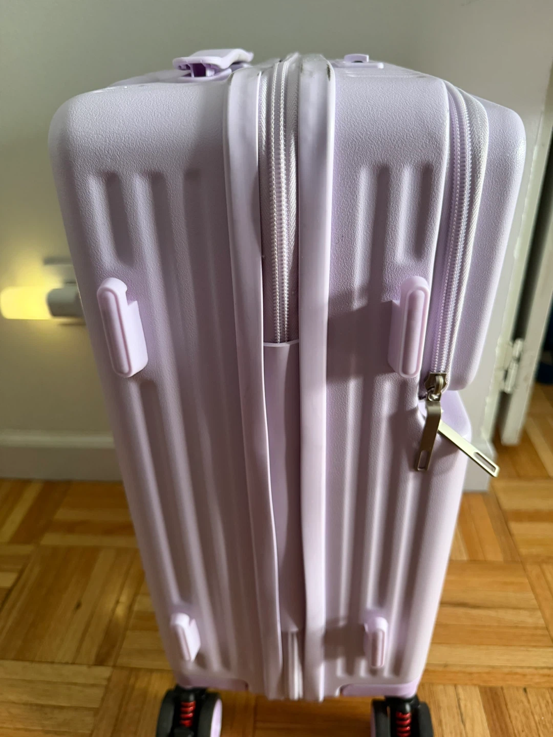 Light Purple Carry-On Suitcase - photo 4