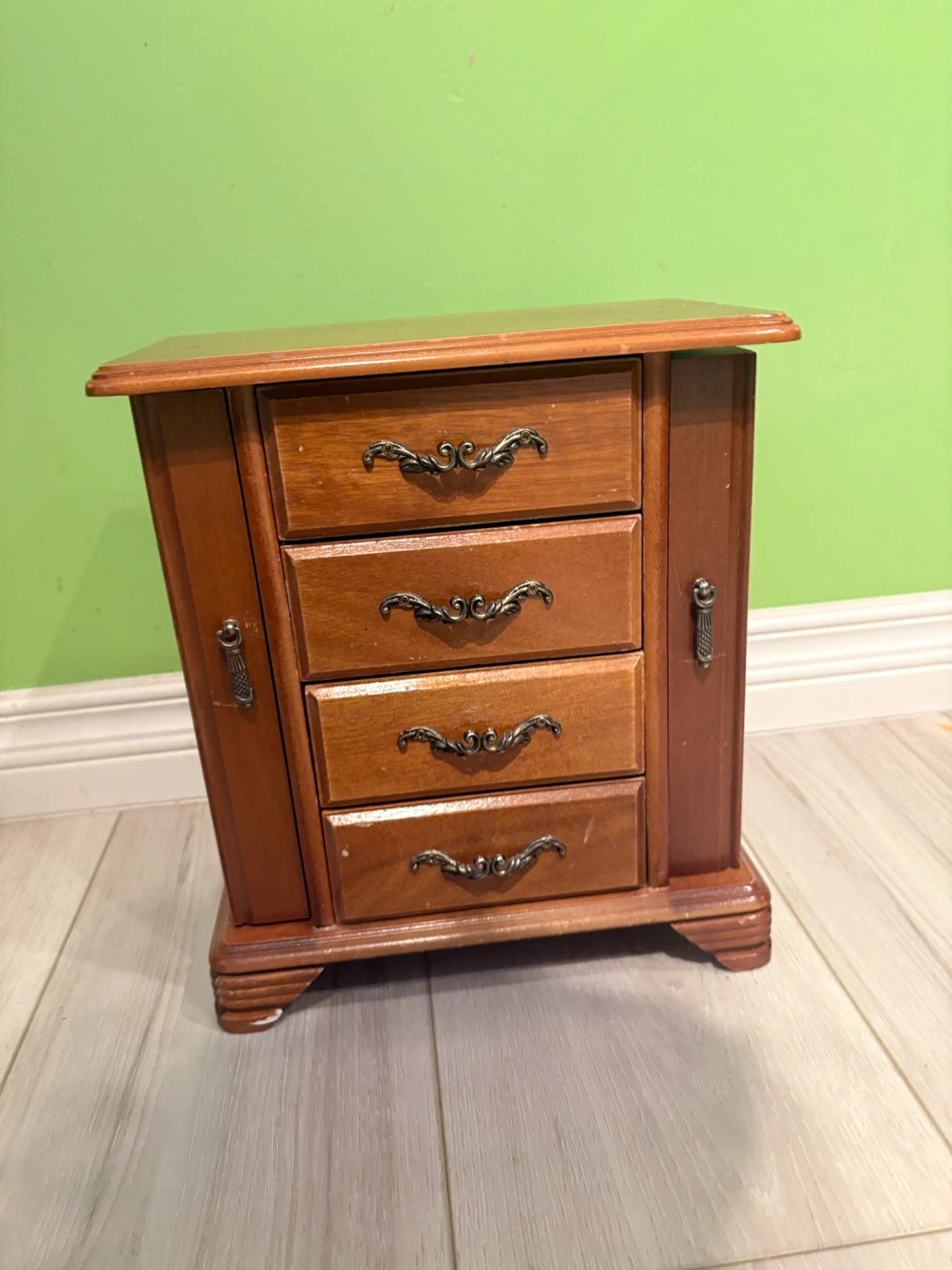 vintage Gunther Mele jewelry cabinet/armoire from 1976