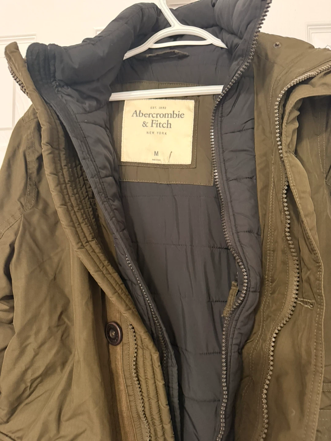 Abercrombie & Fitch Olive Green Winter Jacket - photo 3