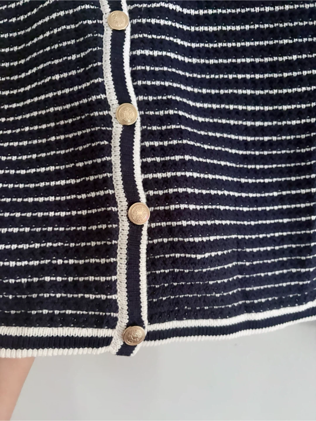 Divided striped cardigan (new) - photo 3