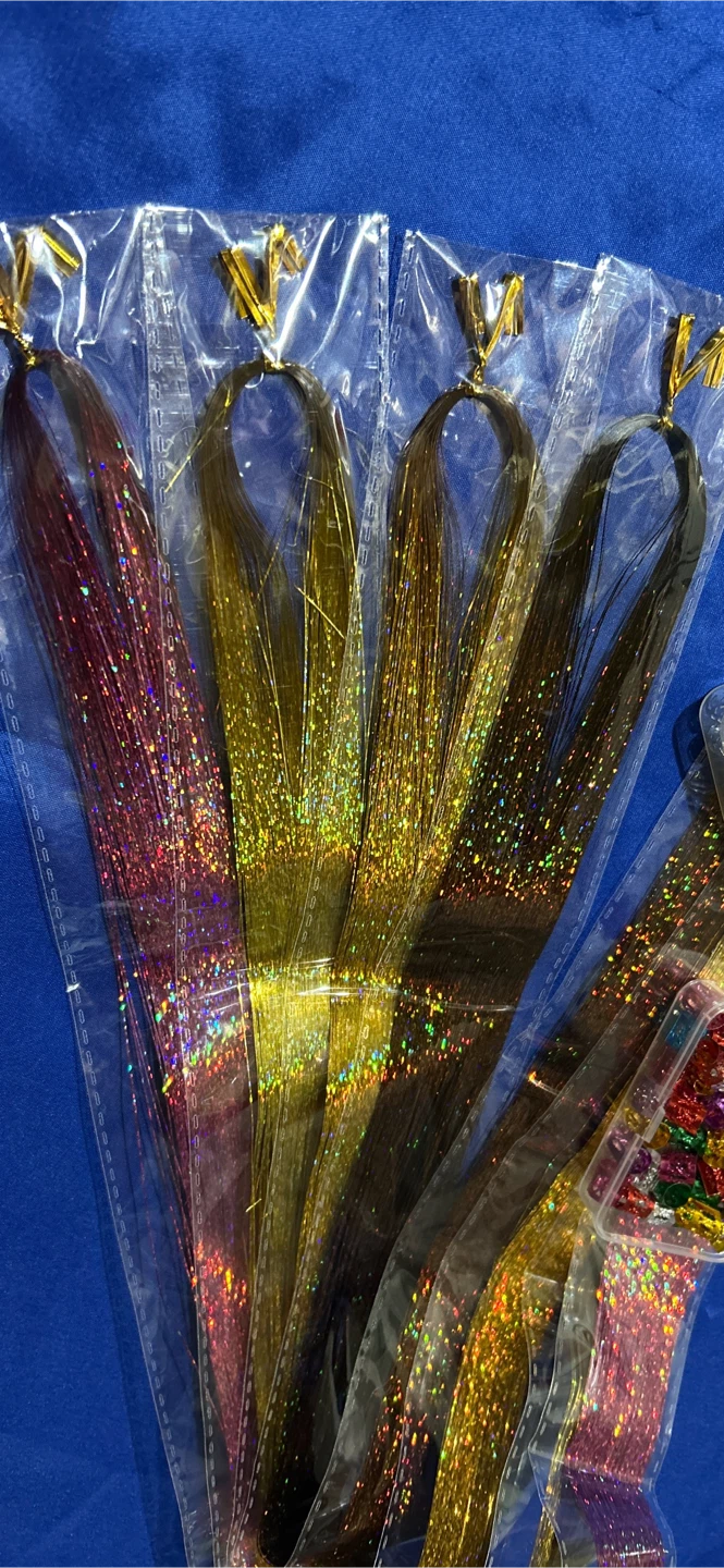 Hair Tinsel Extensions Kit with Accessories - photo 2