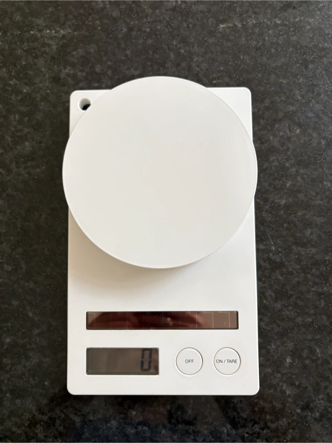 Muji solar cooking scale