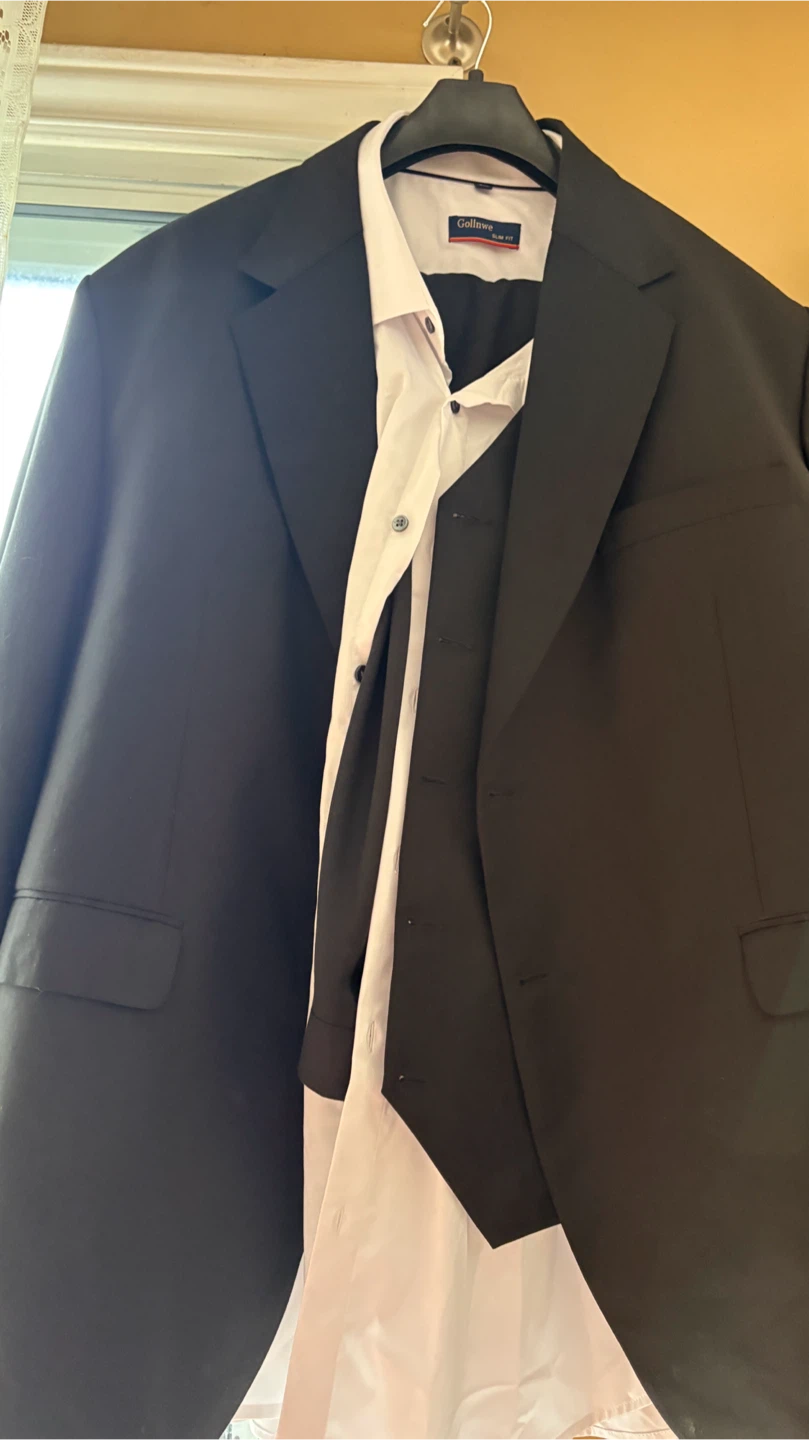 Big & tall  Black 4 pieces  Suit - photo 3