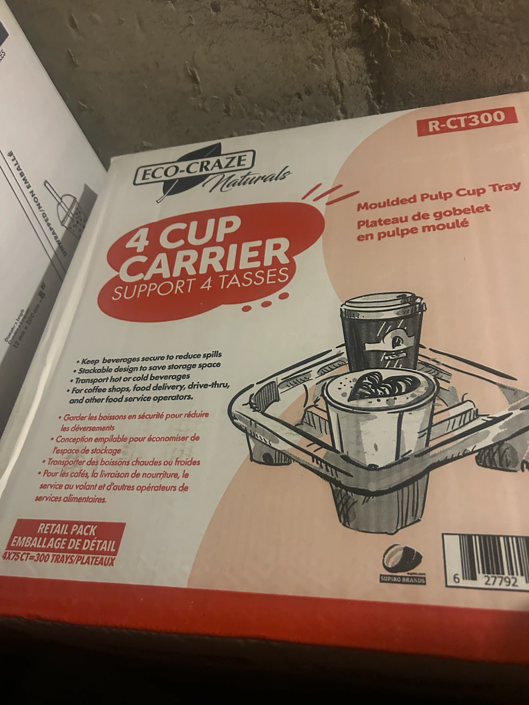 75 pcs Eco-Craze Naturals 4 Cup Carriers - photo 2