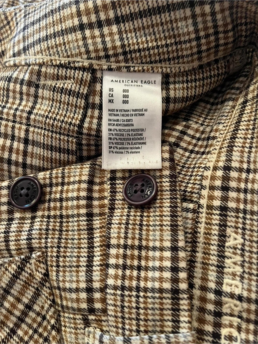American Eagle Plaid Mini Skirt - photo 2