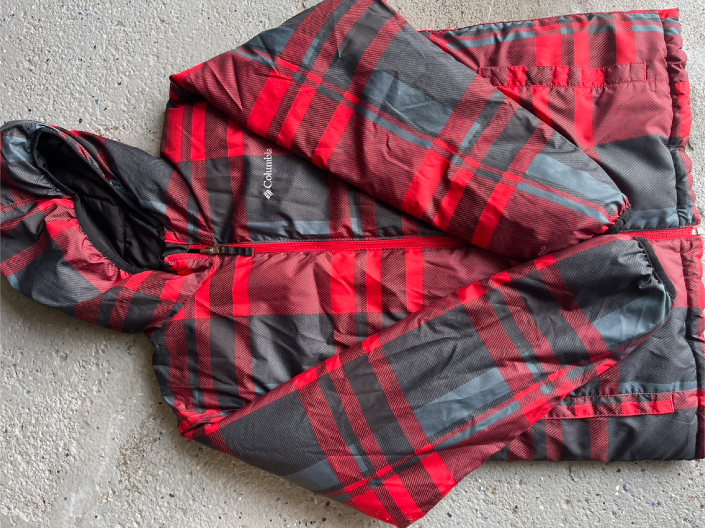 Columbia Youth Plaid Jacket Size 14/16