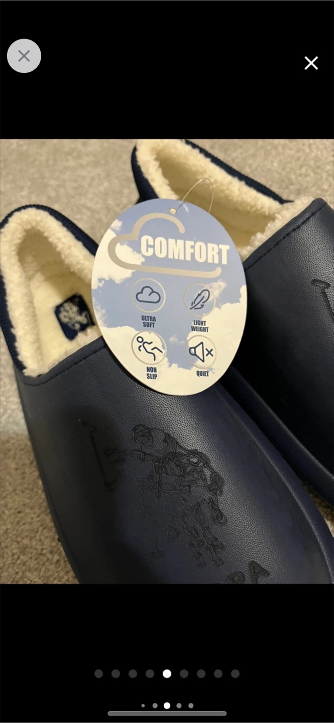 U.S. Polo Assn. Navy Slippers - photo 5