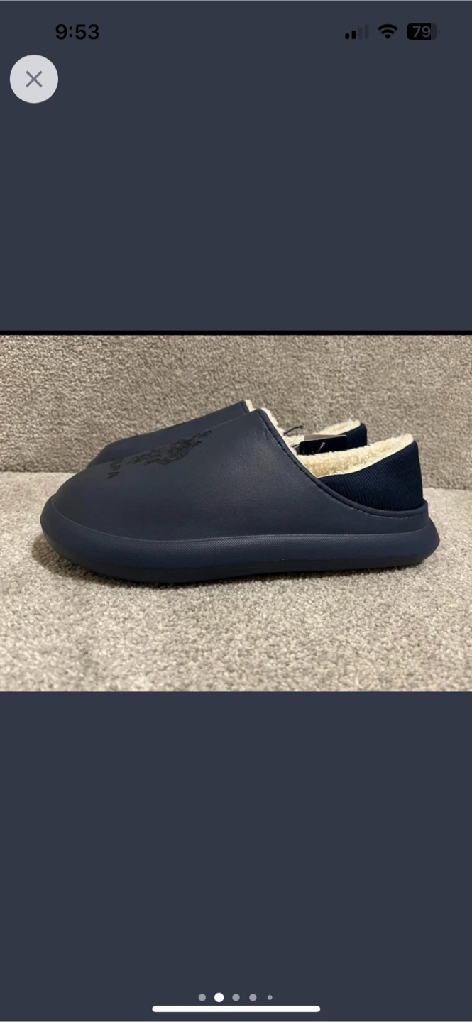 U.S. Polo Assn. Navy Slippers - photo 2