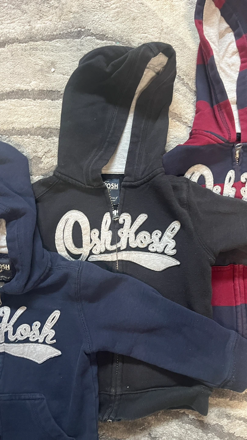 3 OshKosh B'gosh Zip-Up Hoodies - Size 3T - photo 3