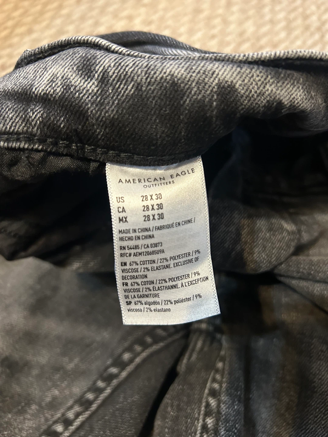 American Eagle Men's Black Jeans - photo 3