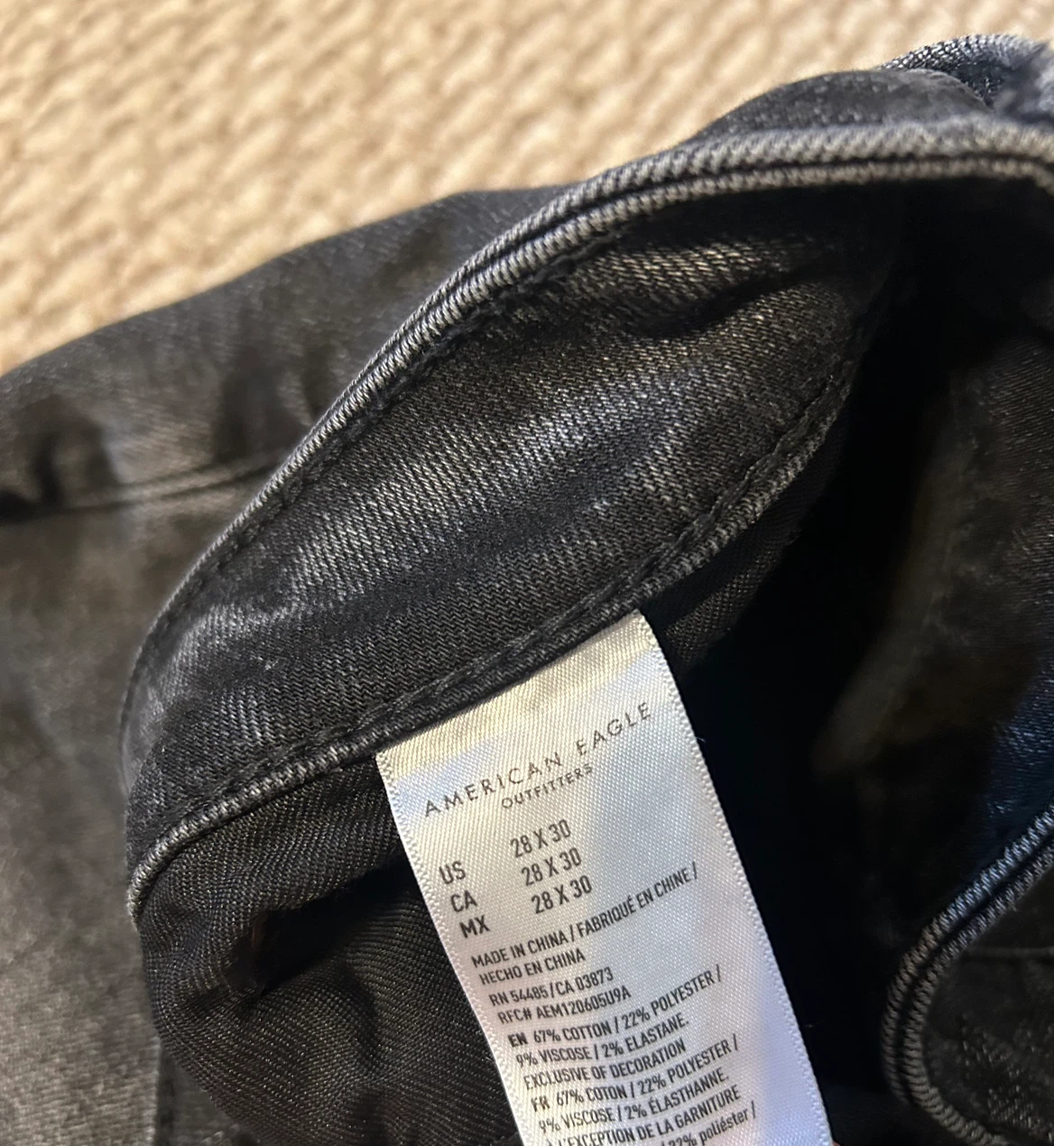 American Eagle Men's Black Jeans - photo 3