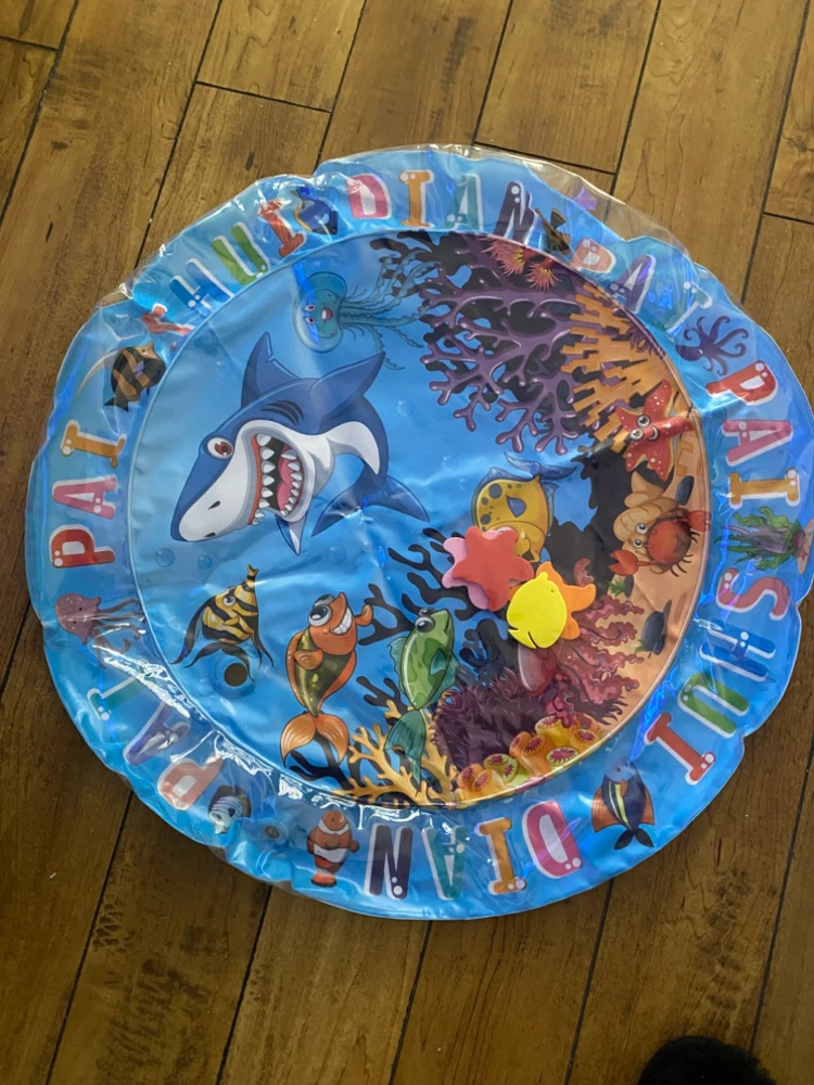Inflatable water cat toy