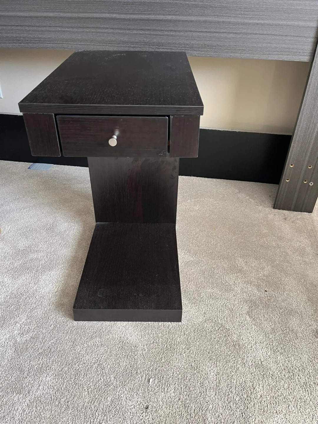 Bentley C-Shaped Side Table - Black - photo 2