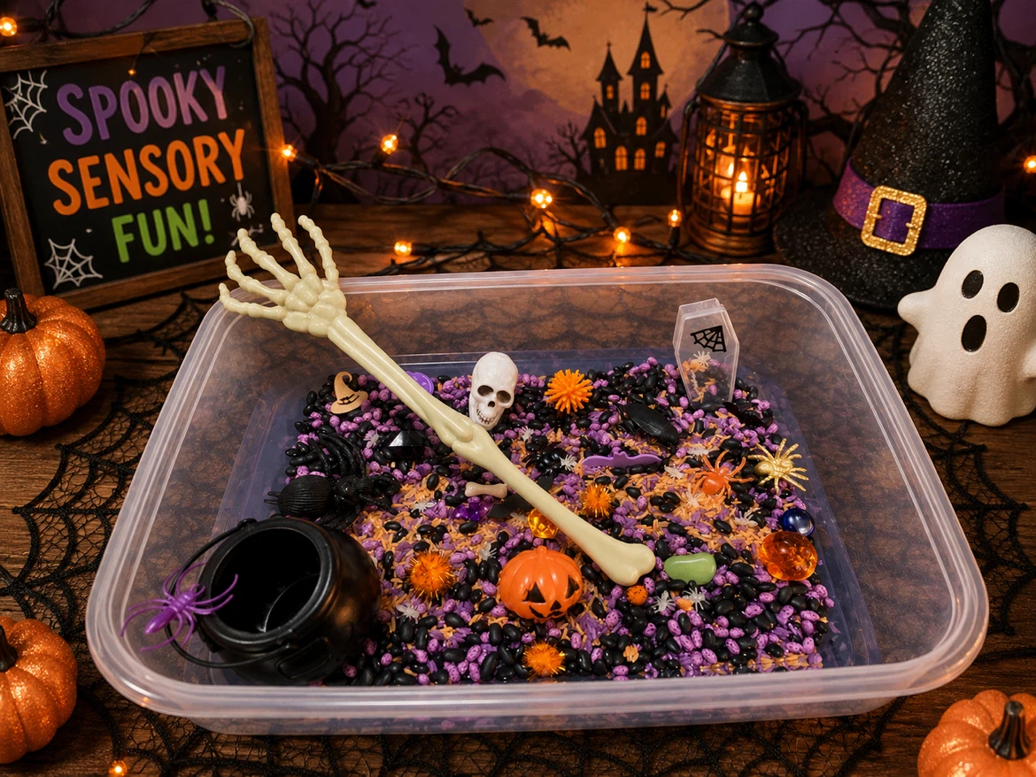 Halloween Sensory Bin - photo 2