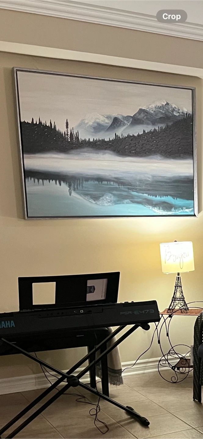 Large Framed Landscape Wall Art