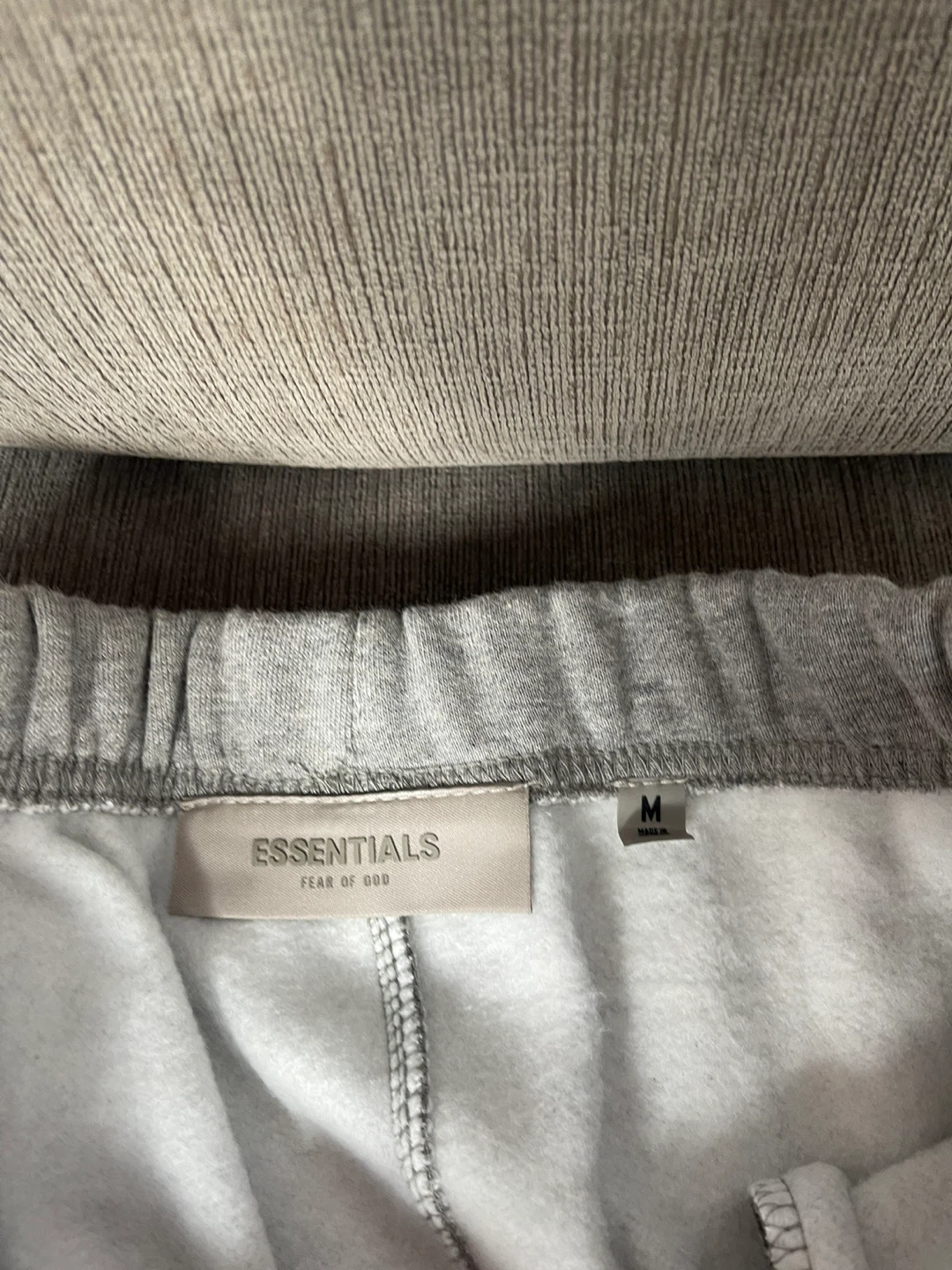Essentials Fear of God Sweatpants Grey Size M - photo 2