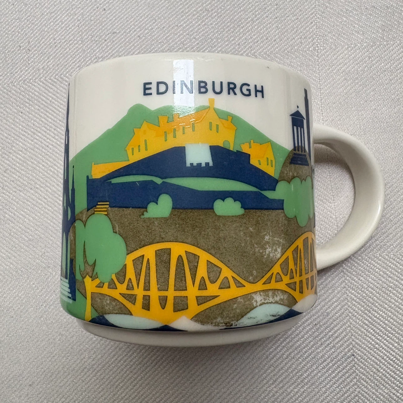 Starbucks Edinburgh Scotland you are here ceramic coffee mug cup