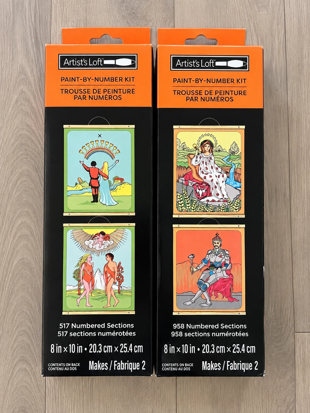 2 Artist's Loft Paint-by-Number Kits