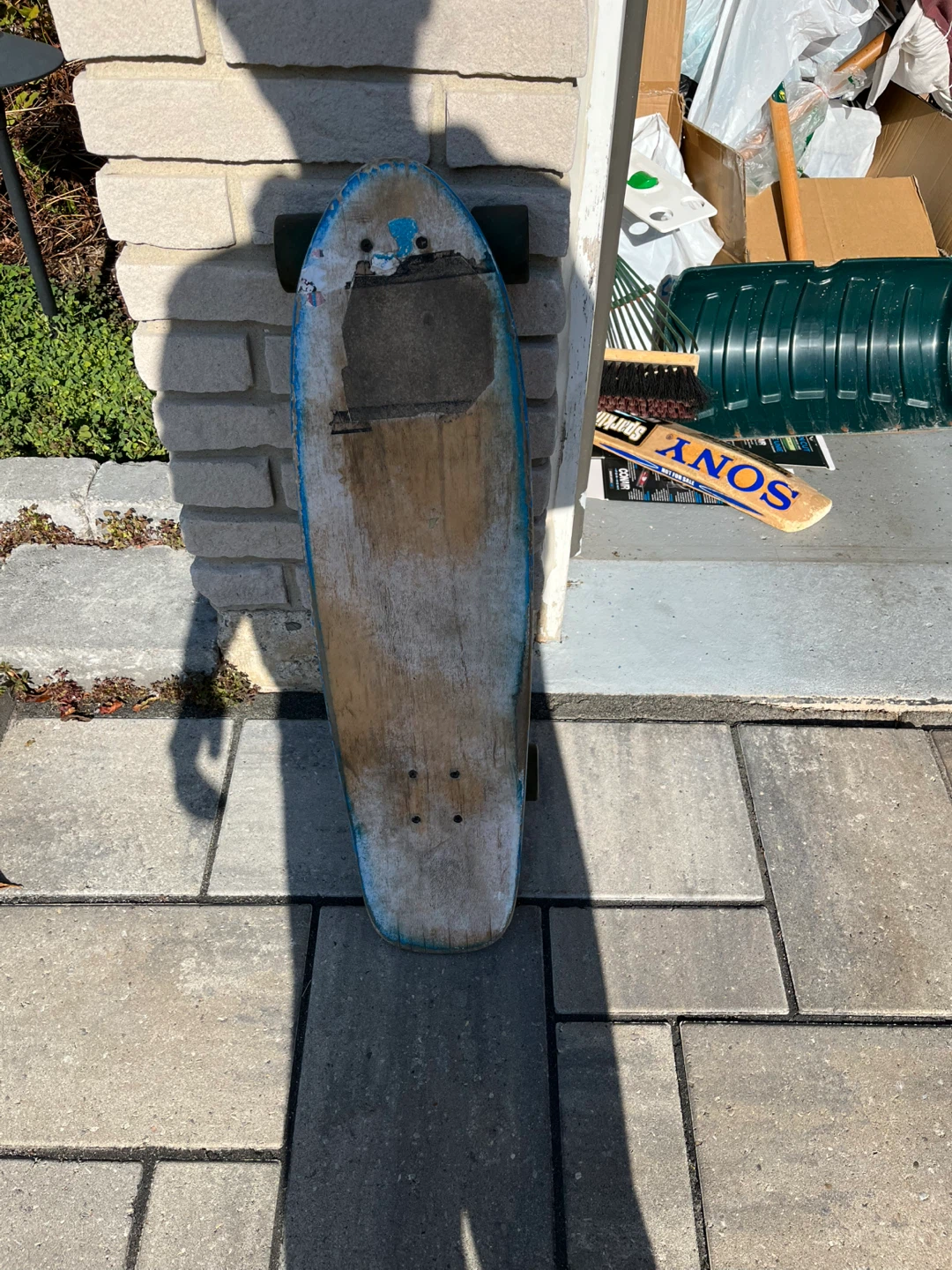 Vintage Wooden Skateboard