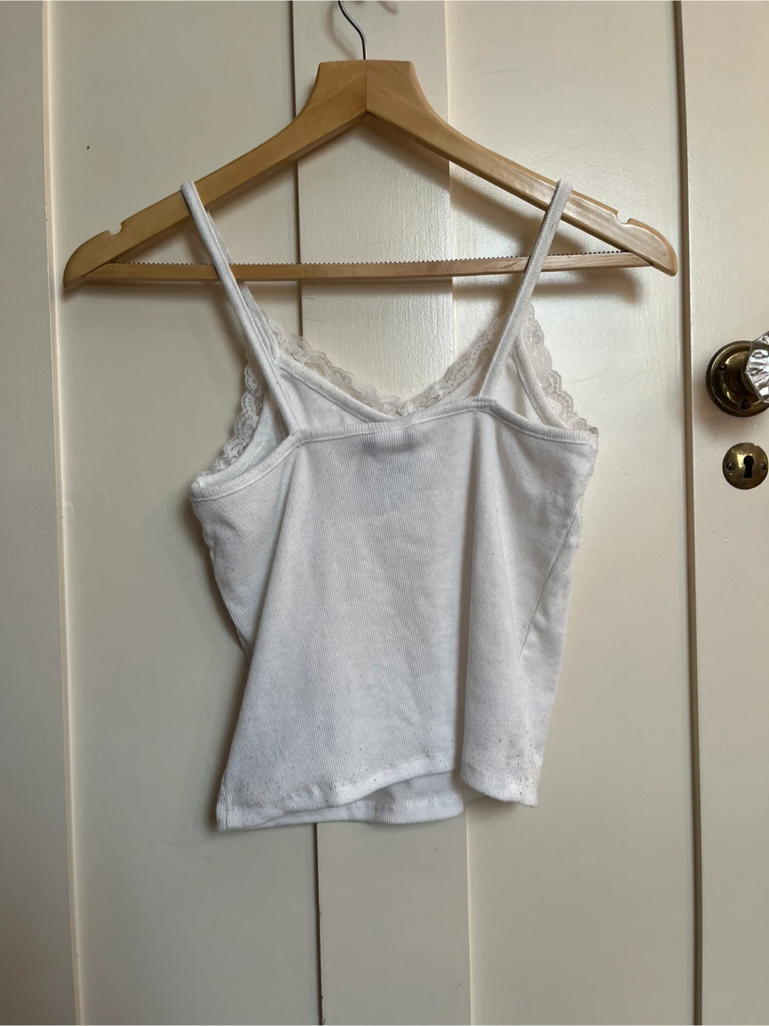 White lace trim camisole - photo 2