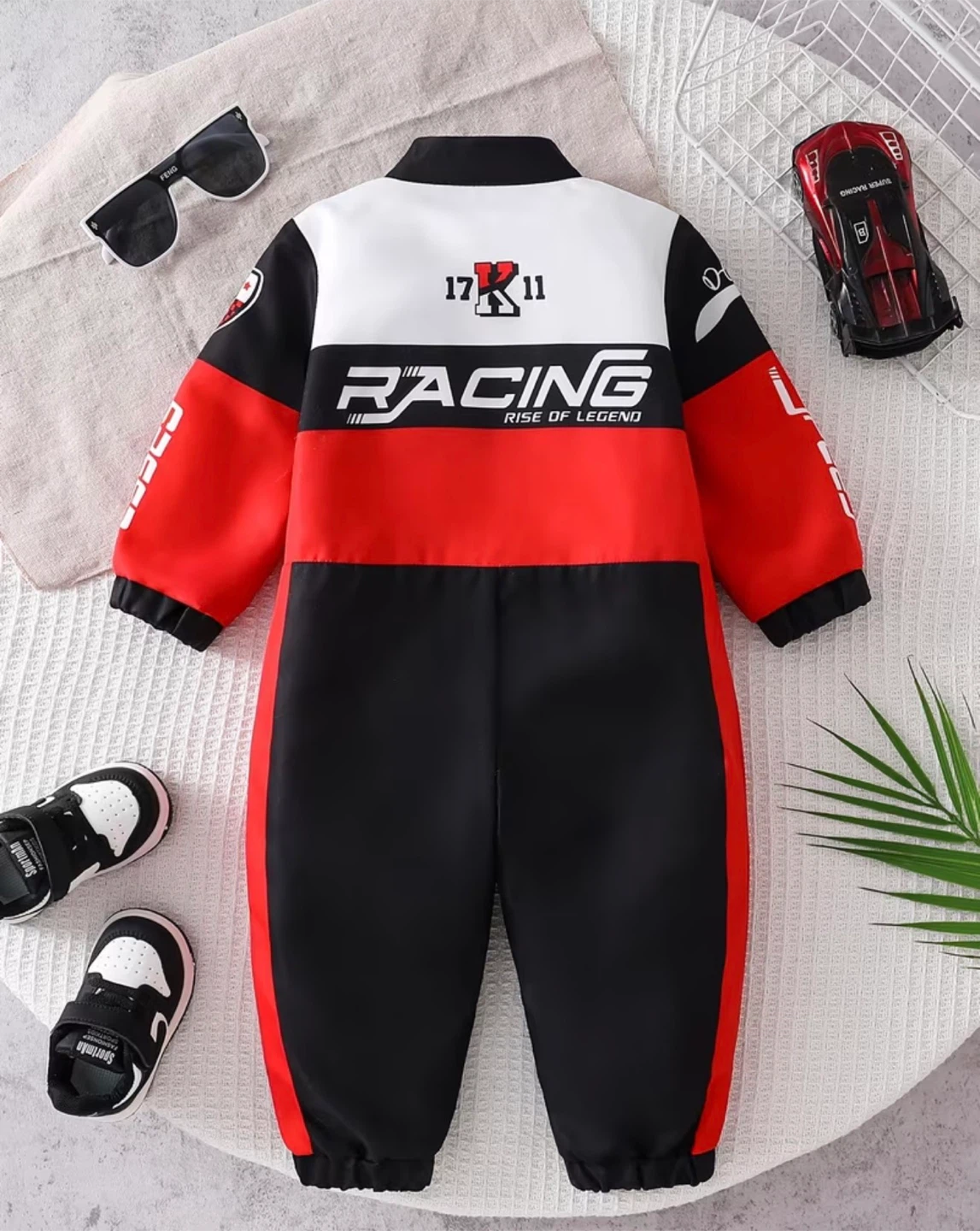 Baby Racing Jumpsuit Halloween Costume - photo 4