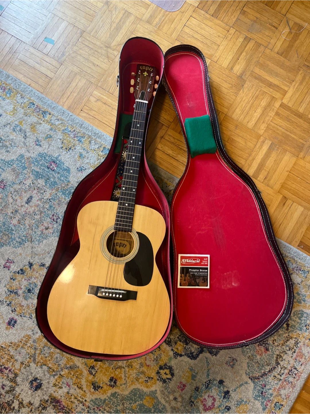 Capri acoustic guitar