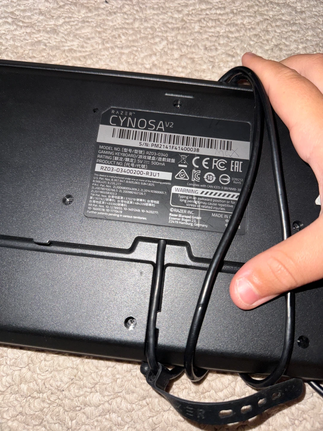 Razer Cynosa V2 Gaming Keyboard - photo 2