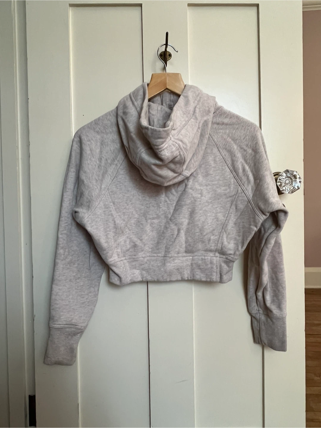 Calvin Klein Grey Cropped Hoodie - photo 2