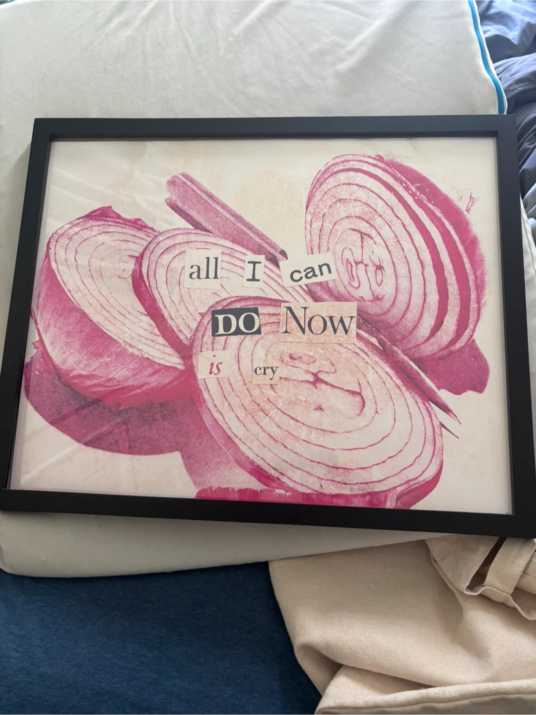 Framed Onion Art Print