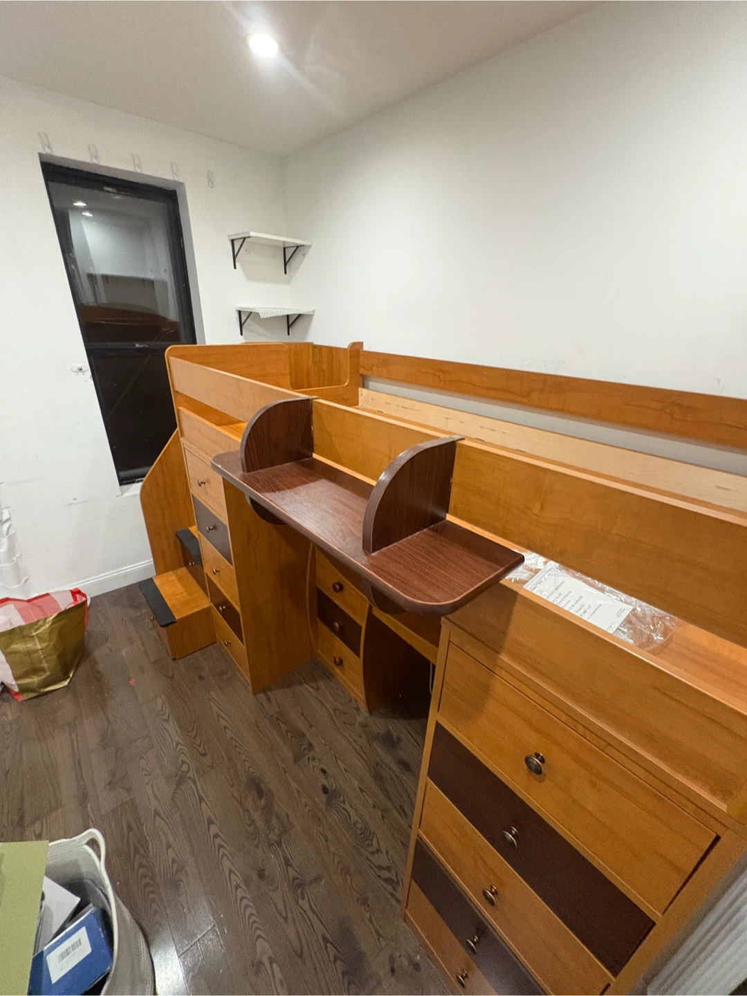Lofted bed, desk, and dresser set - photo 4
