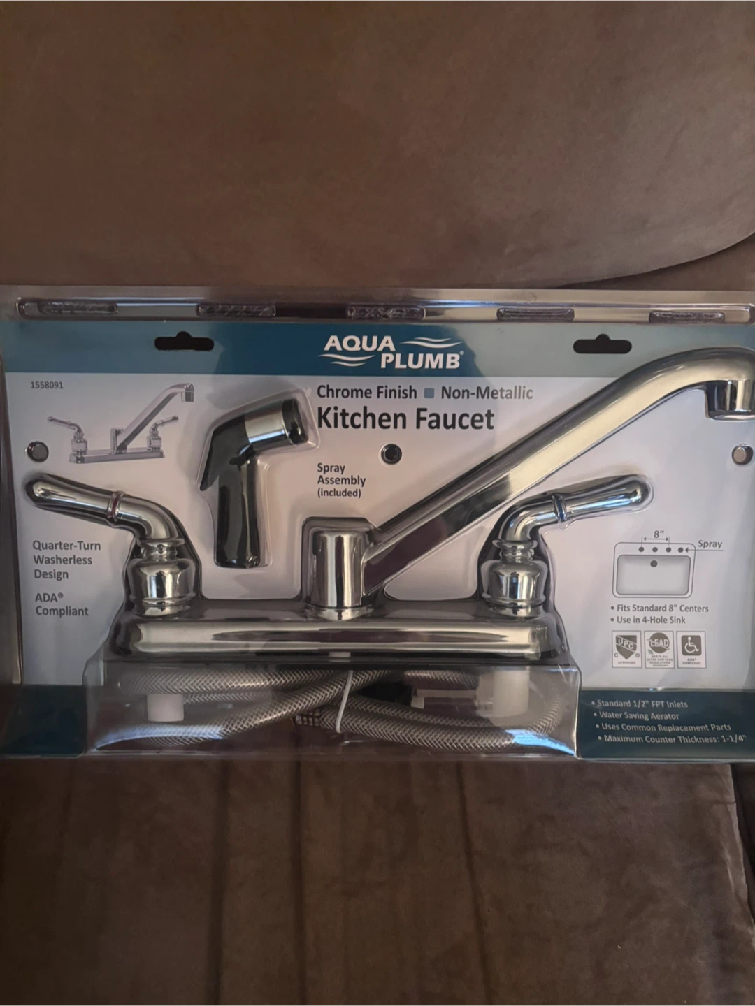 Aqua Plumb Kitchen Faucet with Spray Assembly
